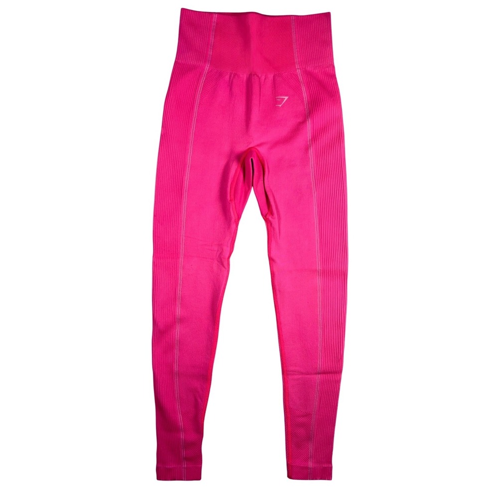 Gymshark Adapt PINK Small Seamless High Waisted Leggings Workout Fitness Apparel
